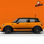 Car Side Skirt Door Body Waist Decal Line Sticker Vinyl Car Sticker for BMW MINI Cooper S One JCW Clubman F54 F55 F56 F60